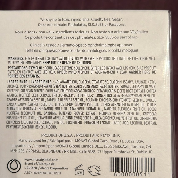 Monat Eye Smooth Cream NEW - Picture 2 of 2